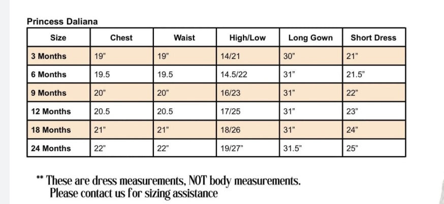 Princess Daliana Christening Dress