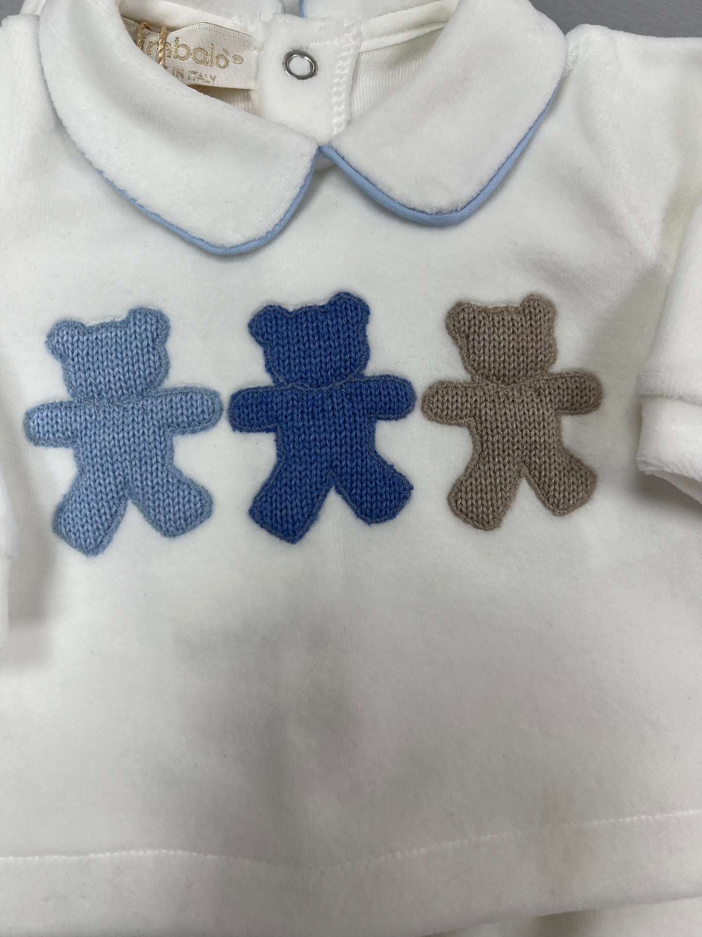 6712 Bimbalo boys take me home velour set