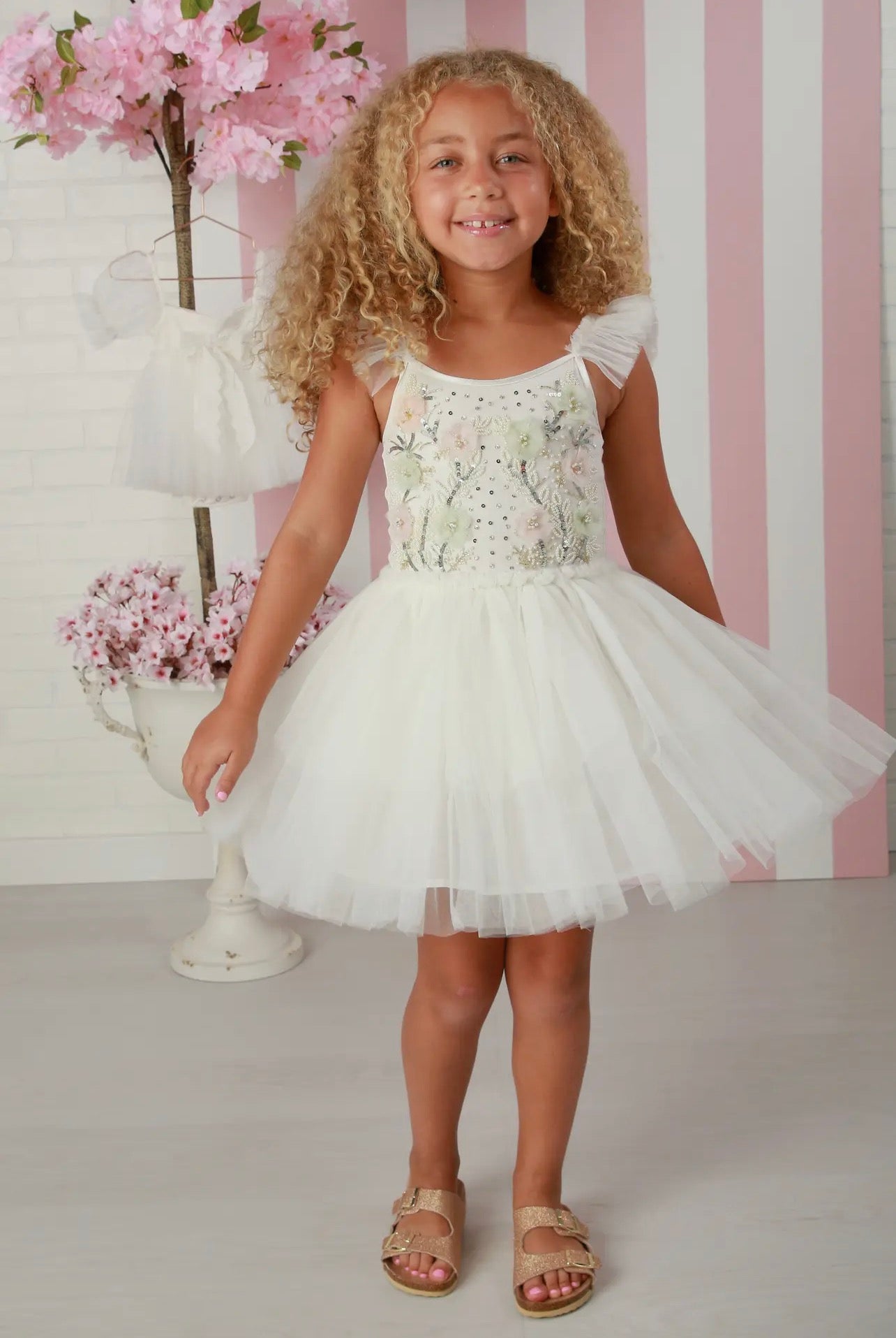 Camelia white dress by ooh la la couture