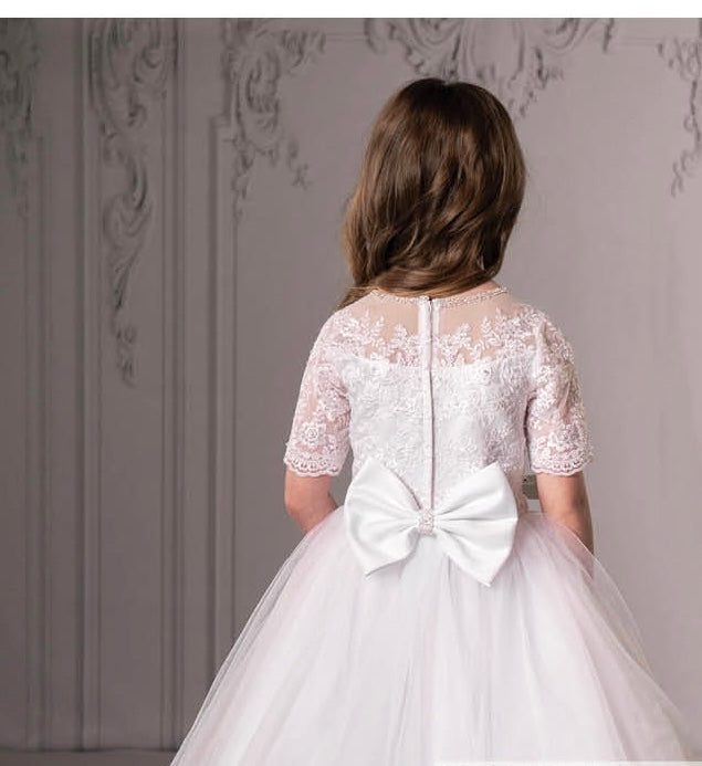 Girls white communion Dress Sweetie Pie RB641