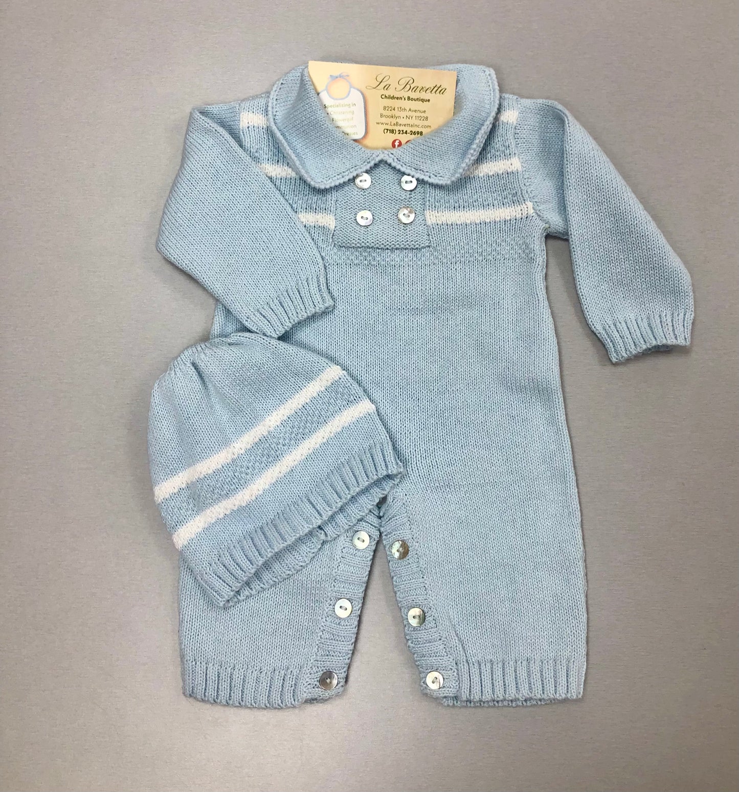 Moises-L boys cotton knit take me home