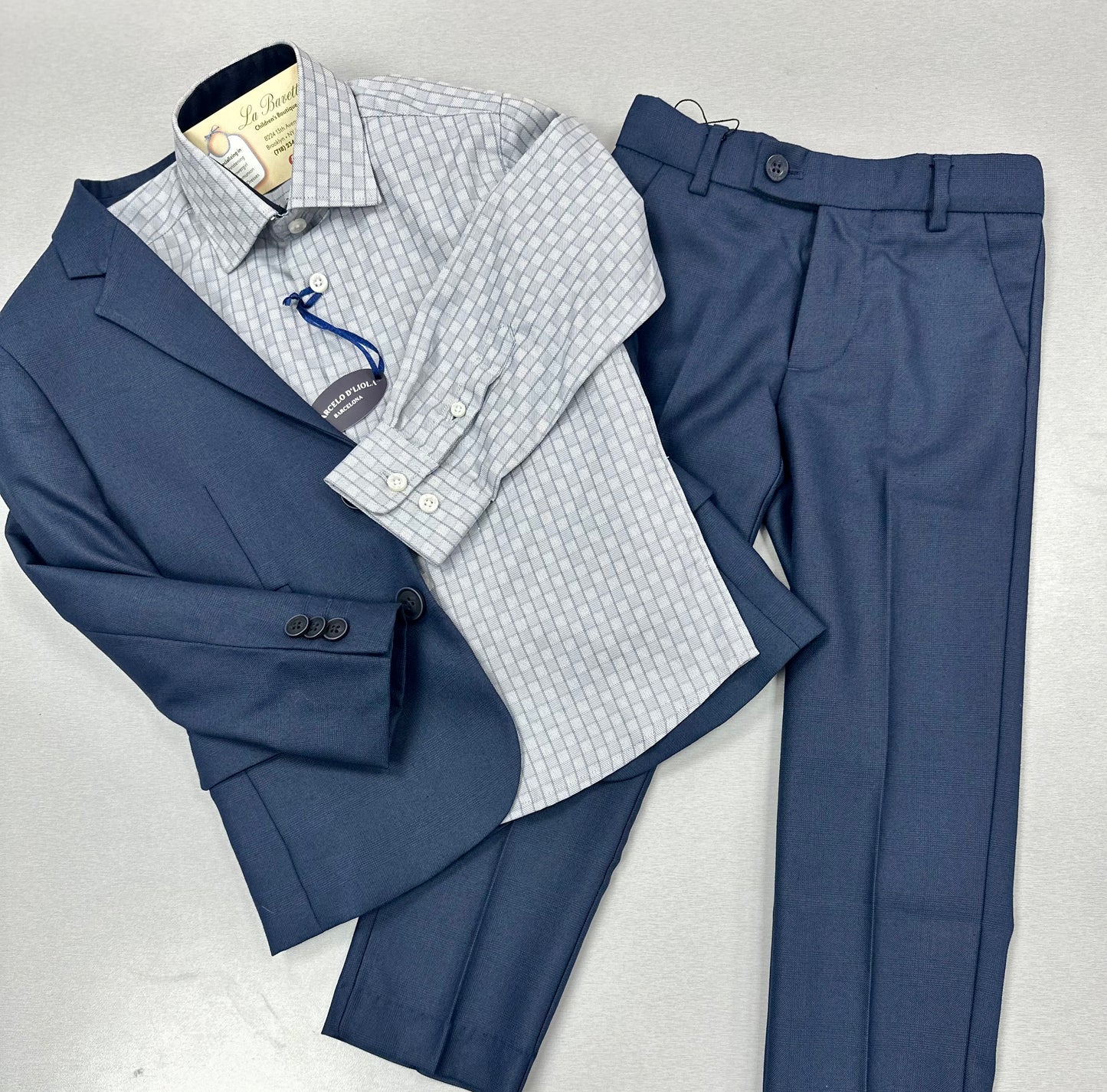 Leo & Zachary Blue Suit BLZ 5415