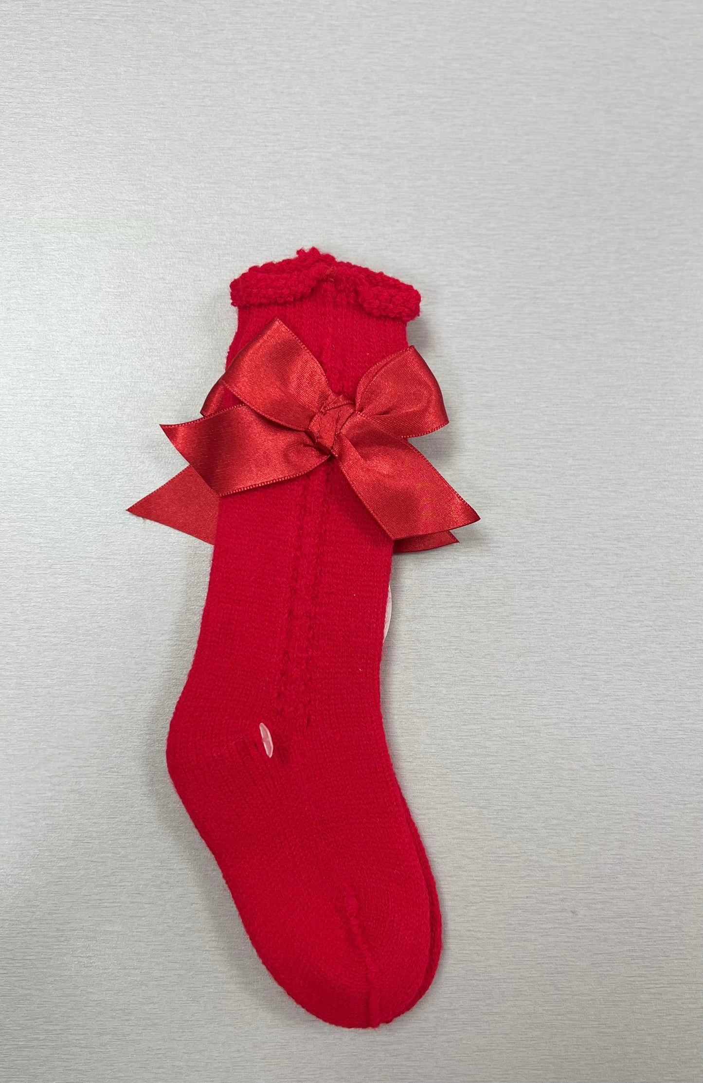 J6216 red knee high socks Juliana