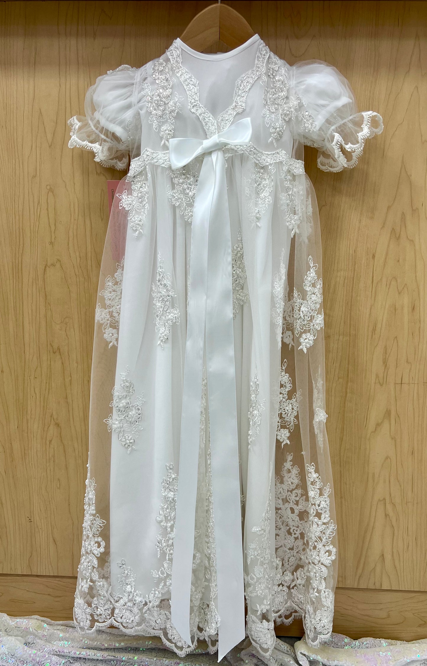 Lepety canar Baptism Dress Ghg618