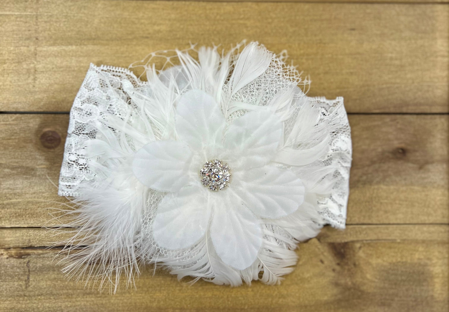 Headband #22 diamond white/light ivory