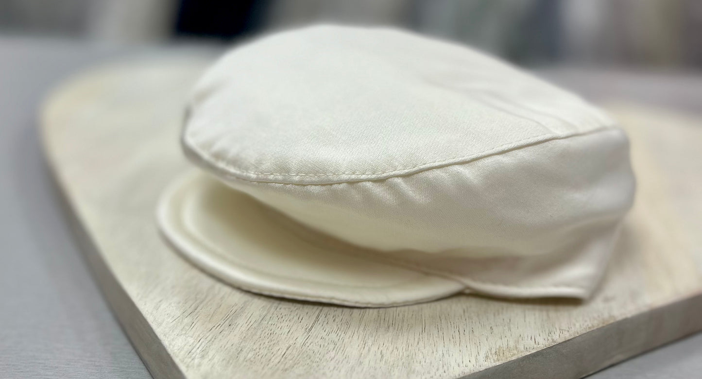 Light Ivory & Gold 6pc Christening suit with Brocaded vest