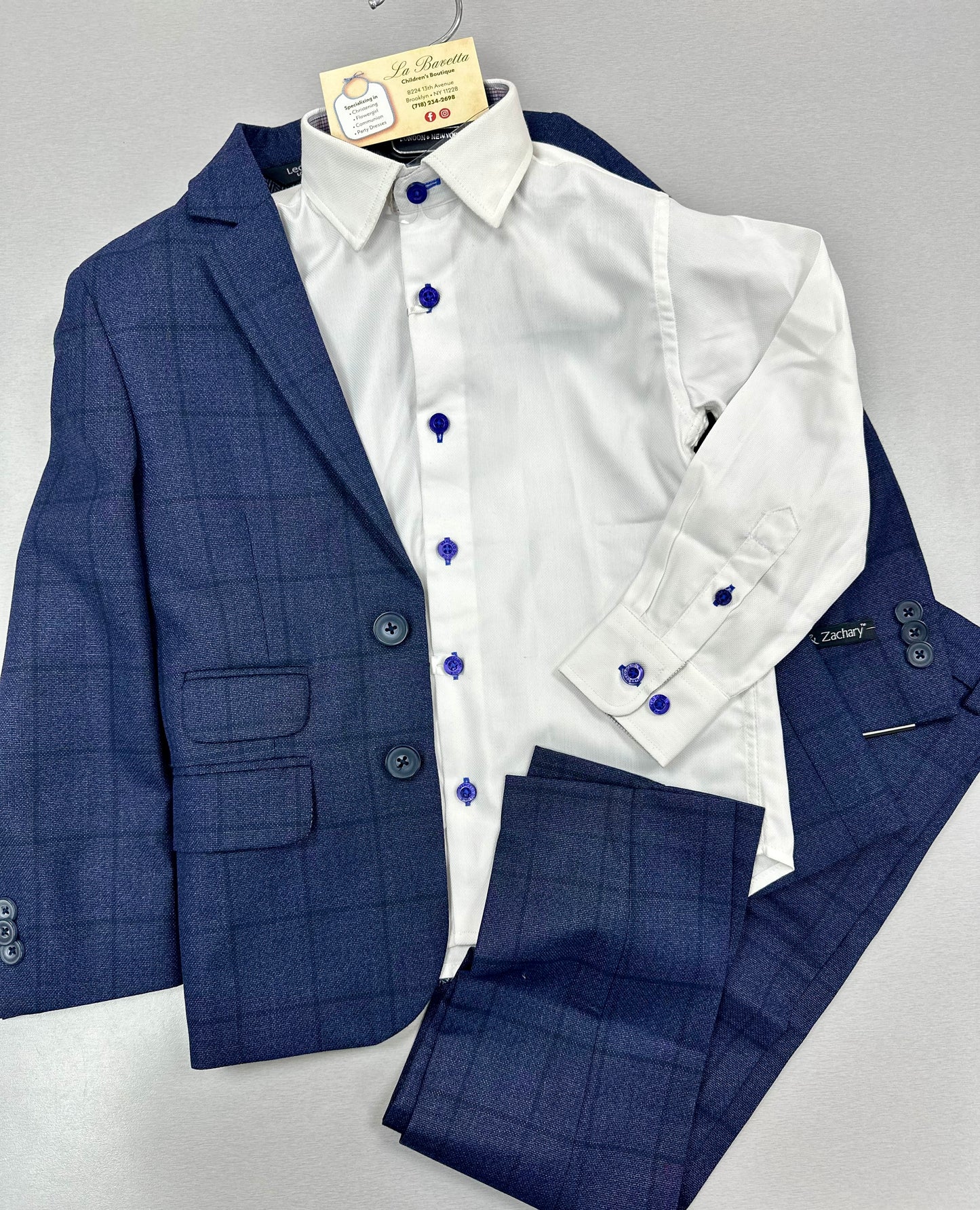 Leo & Zachary Boys suit BLZ 490