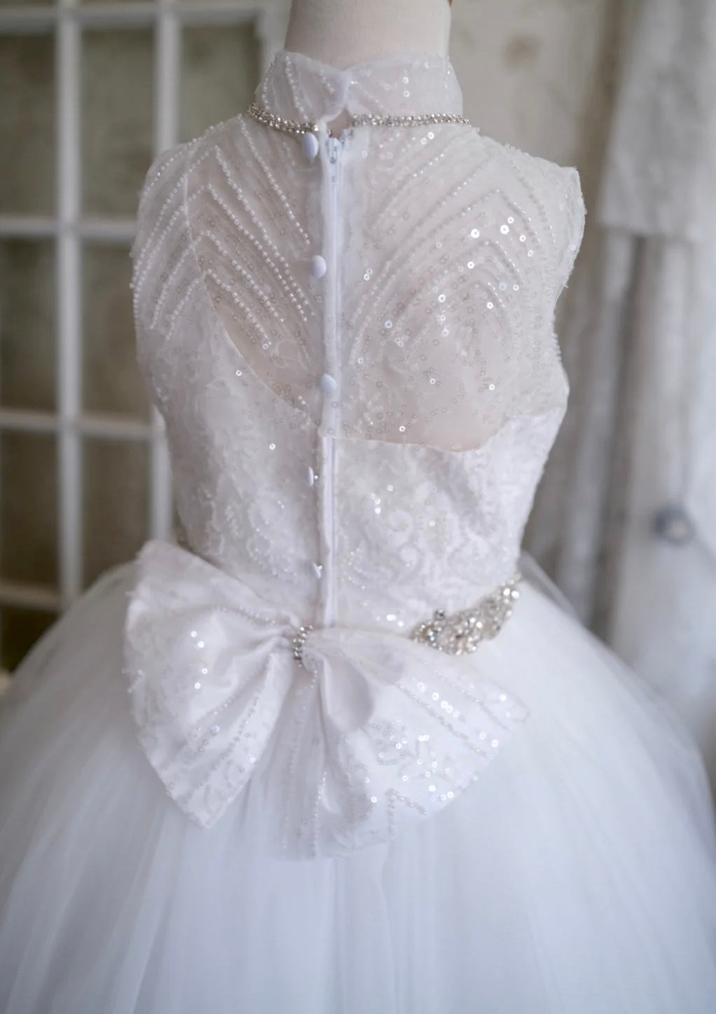 Christie Helene Skylar Tulle Communion Dress | La Bavetta | Brooklyn NYC