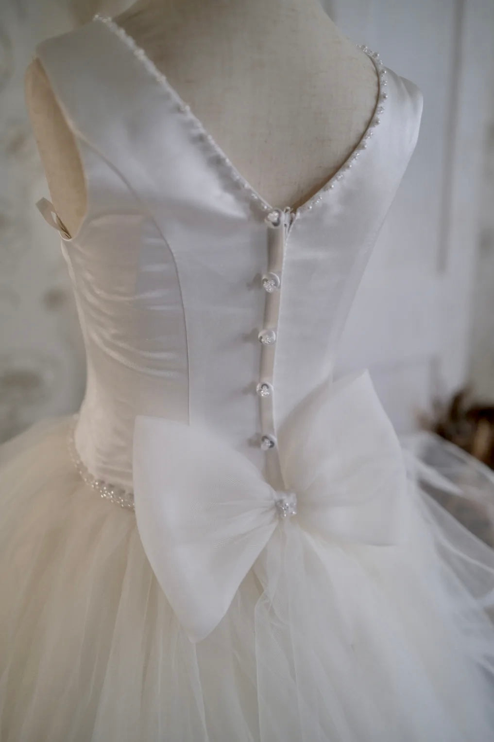 Christie Helene Sleeveless Communion Dress | Brooklyn Shopping