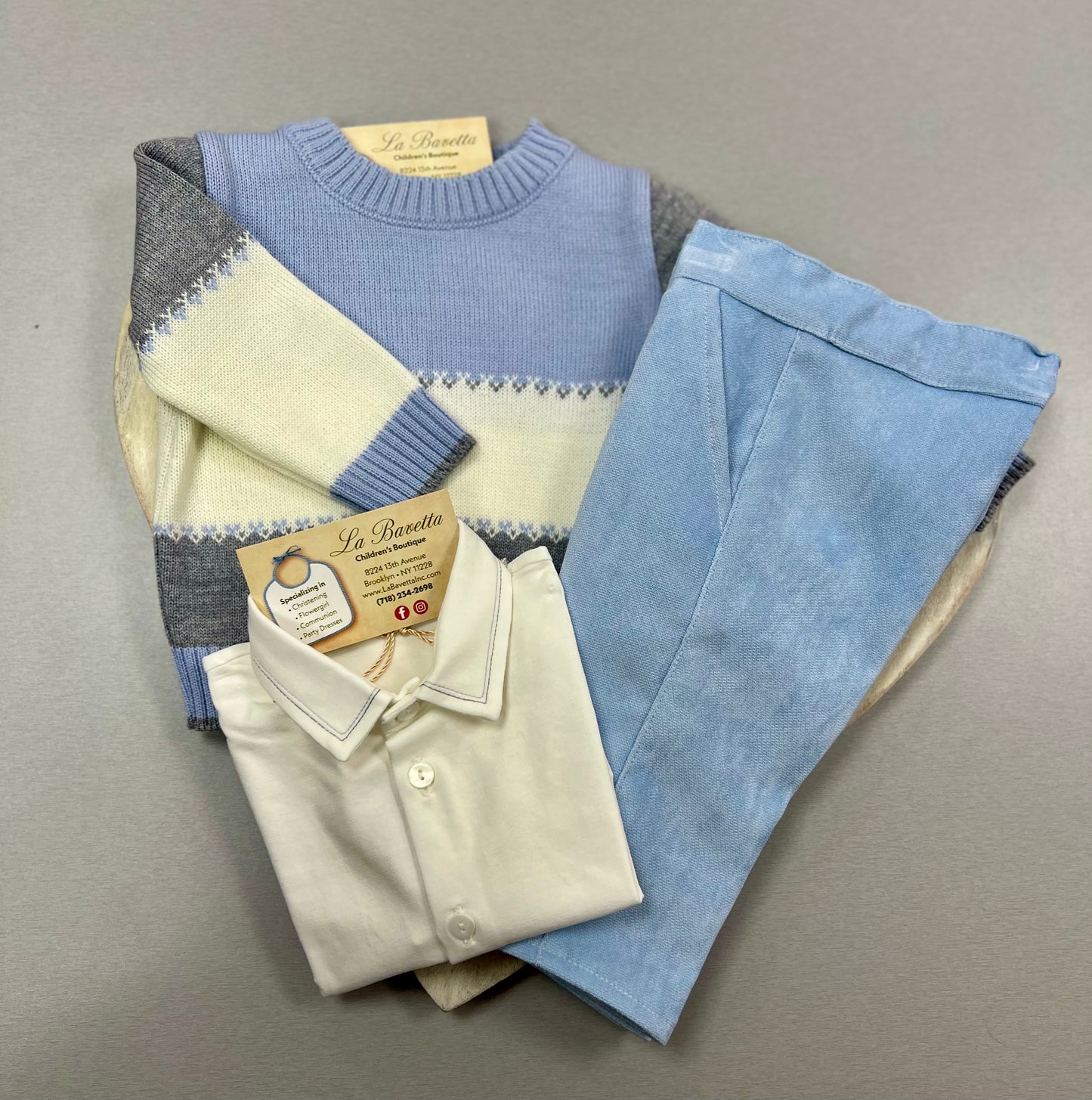 Bimbalo 3pc boys pants set 7465