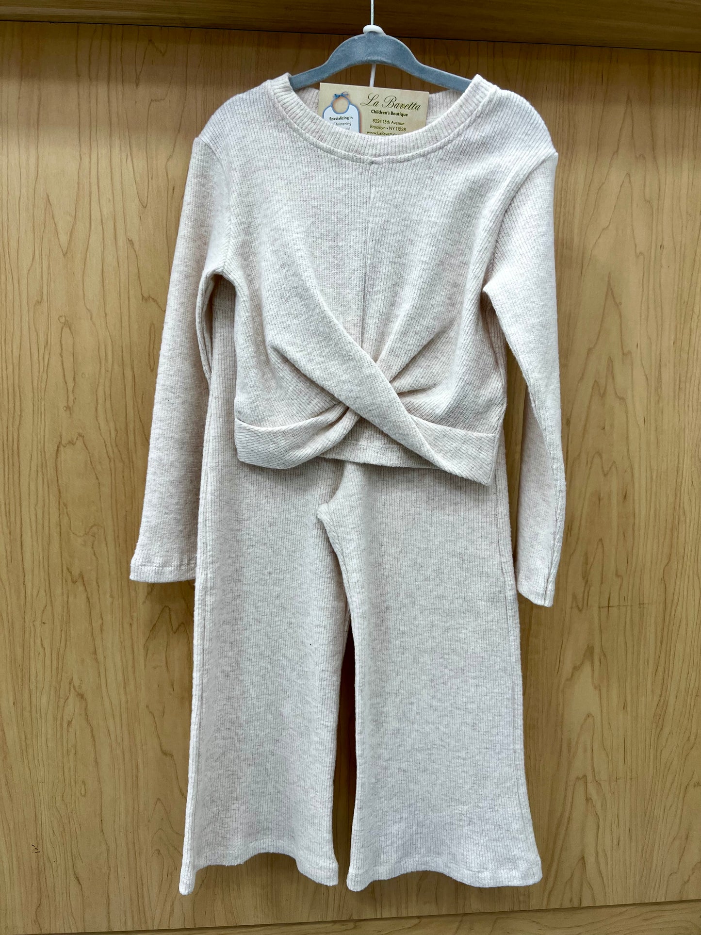 DK464 2pc knit pants set