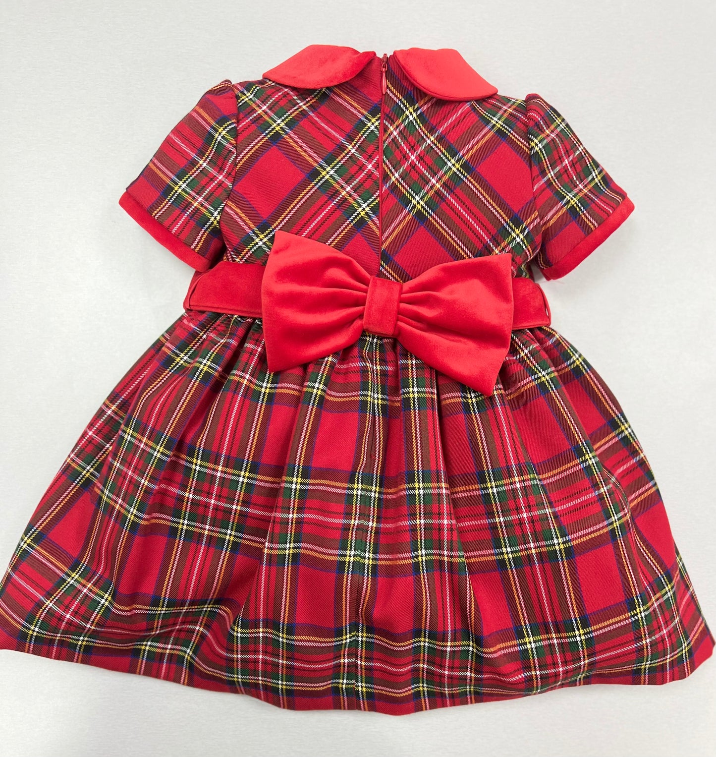 Vestina Red Squared Baby Dress | Holiday season | La Bavetta | NYC