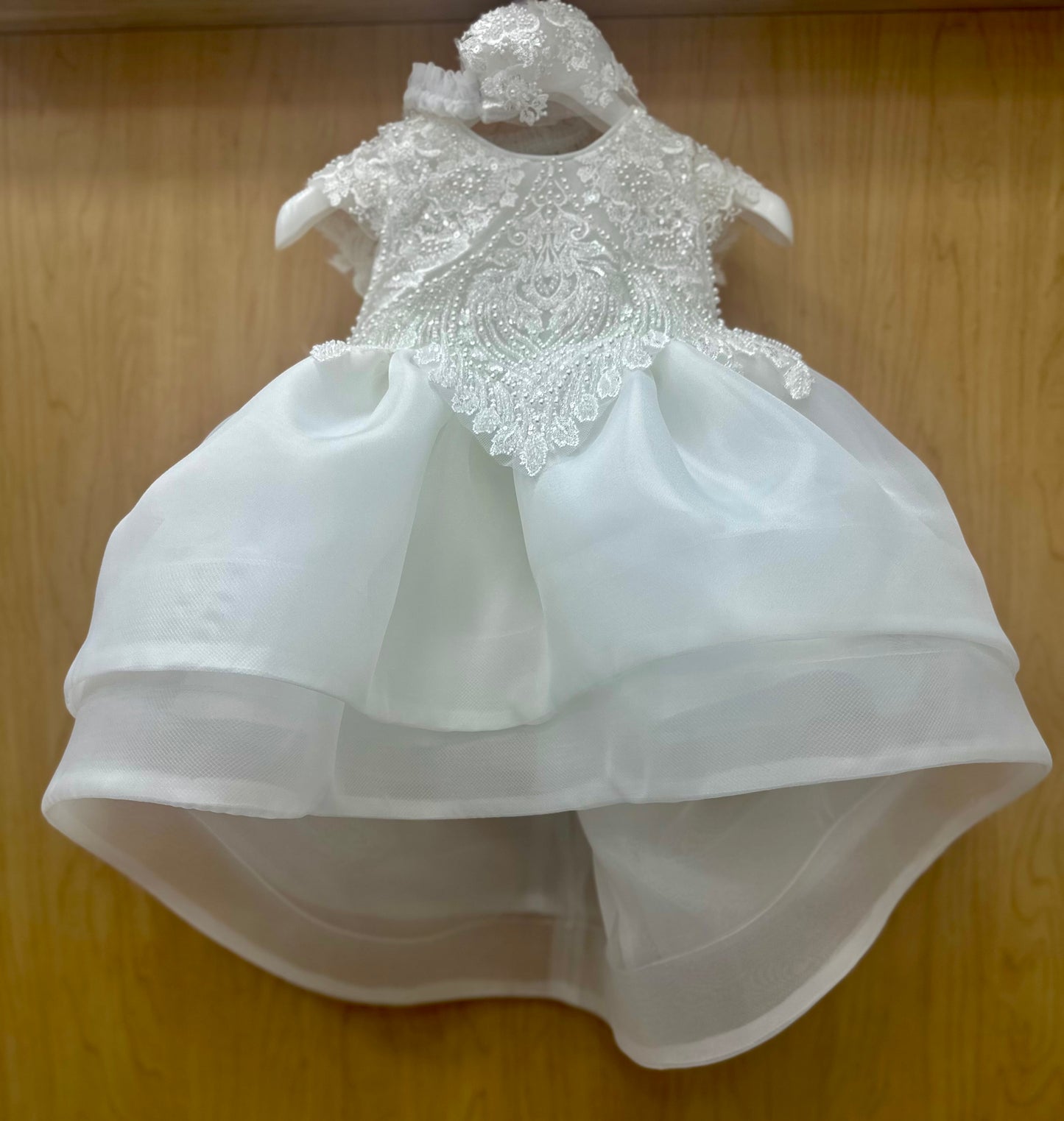 Dolce Bambini Ruffle Christening Dress