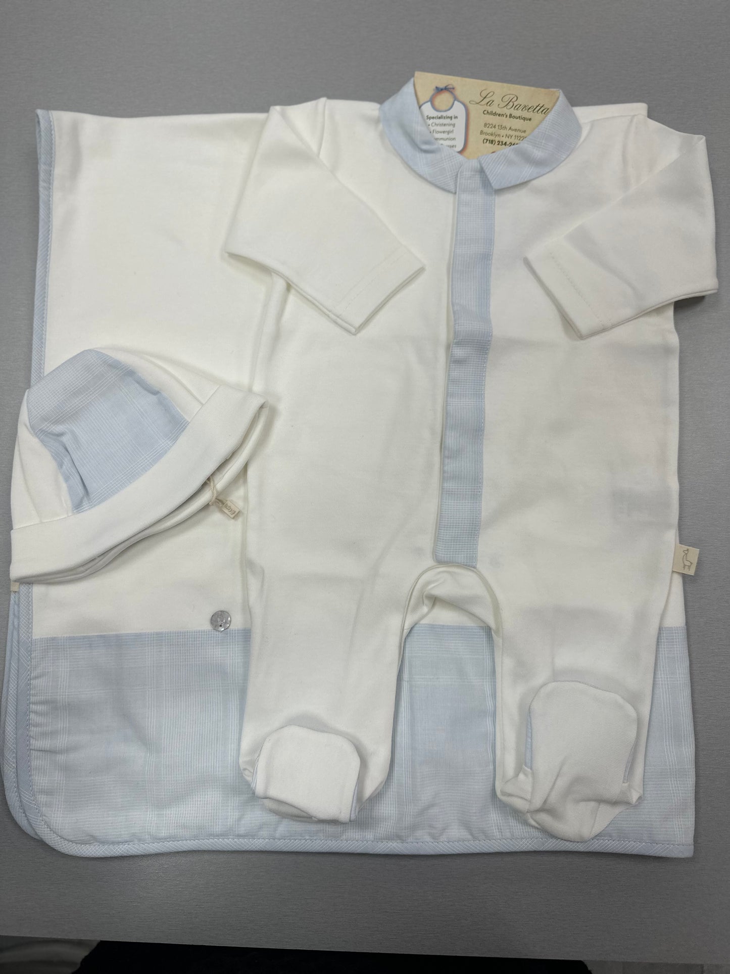 Blue and white take me home boys set BGC53B 1