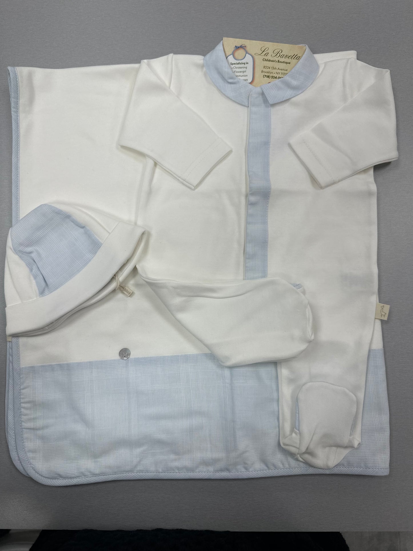 Blue and white take me home boys set BGC53B 1