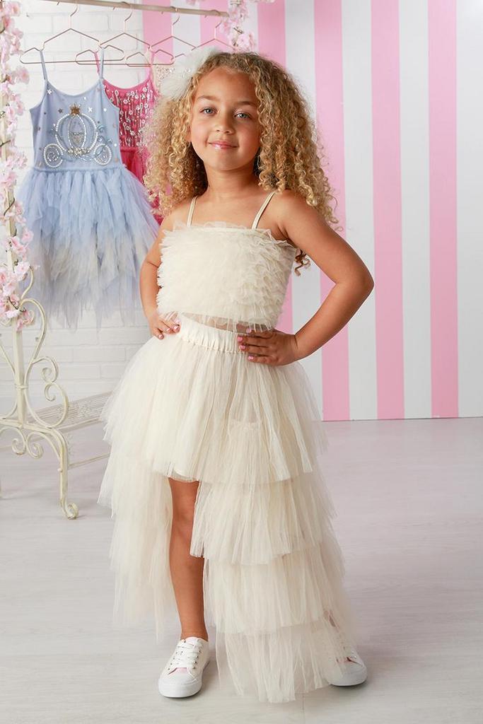 Ivory Piaf skirt set by ooh la la couture