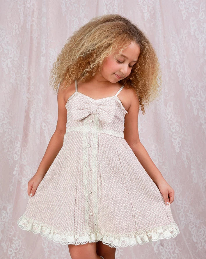 Coco Remi Pink Tweed Dress