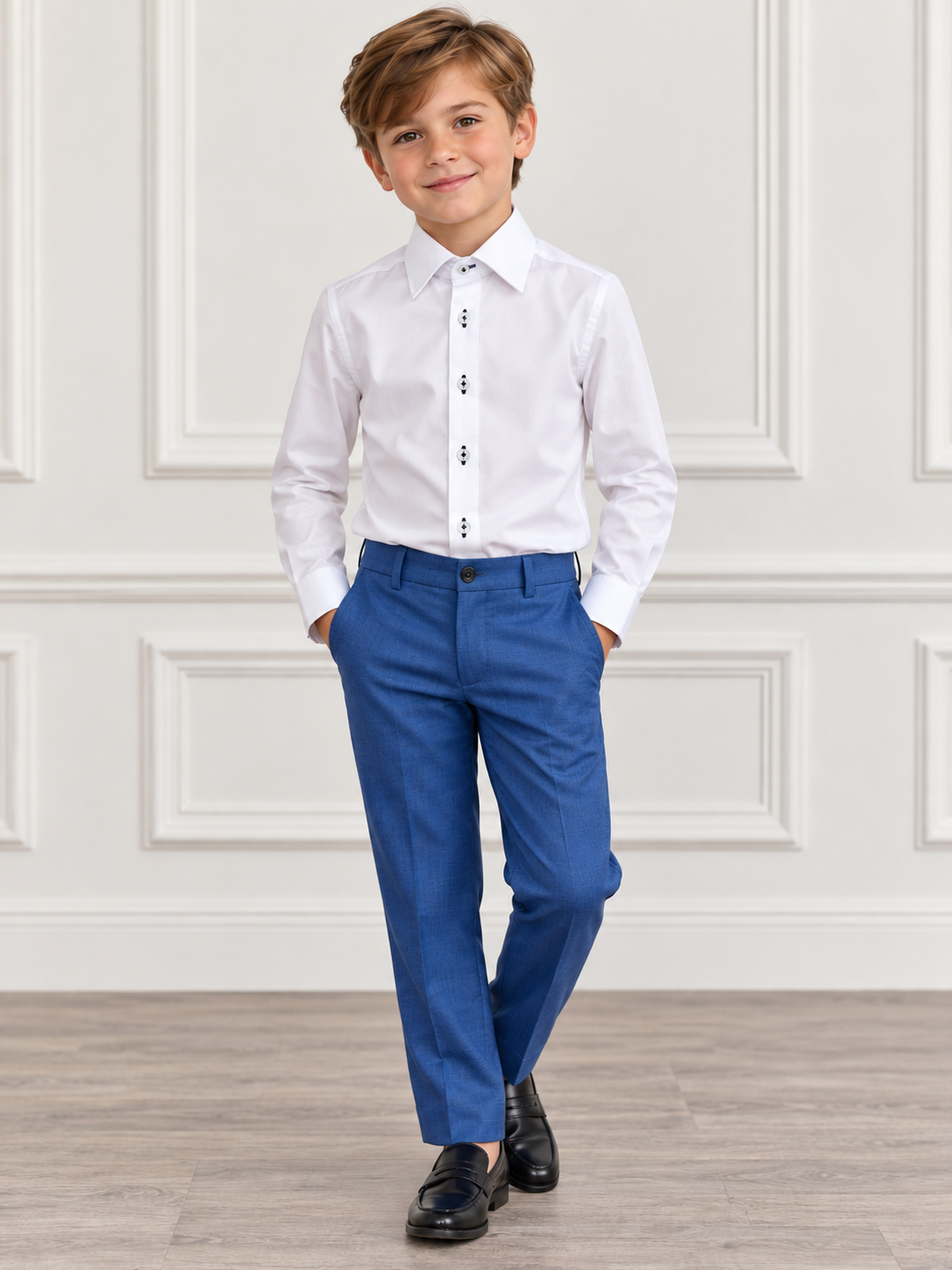 Boys' Royal Blue Suit Set – Leo and Zackary