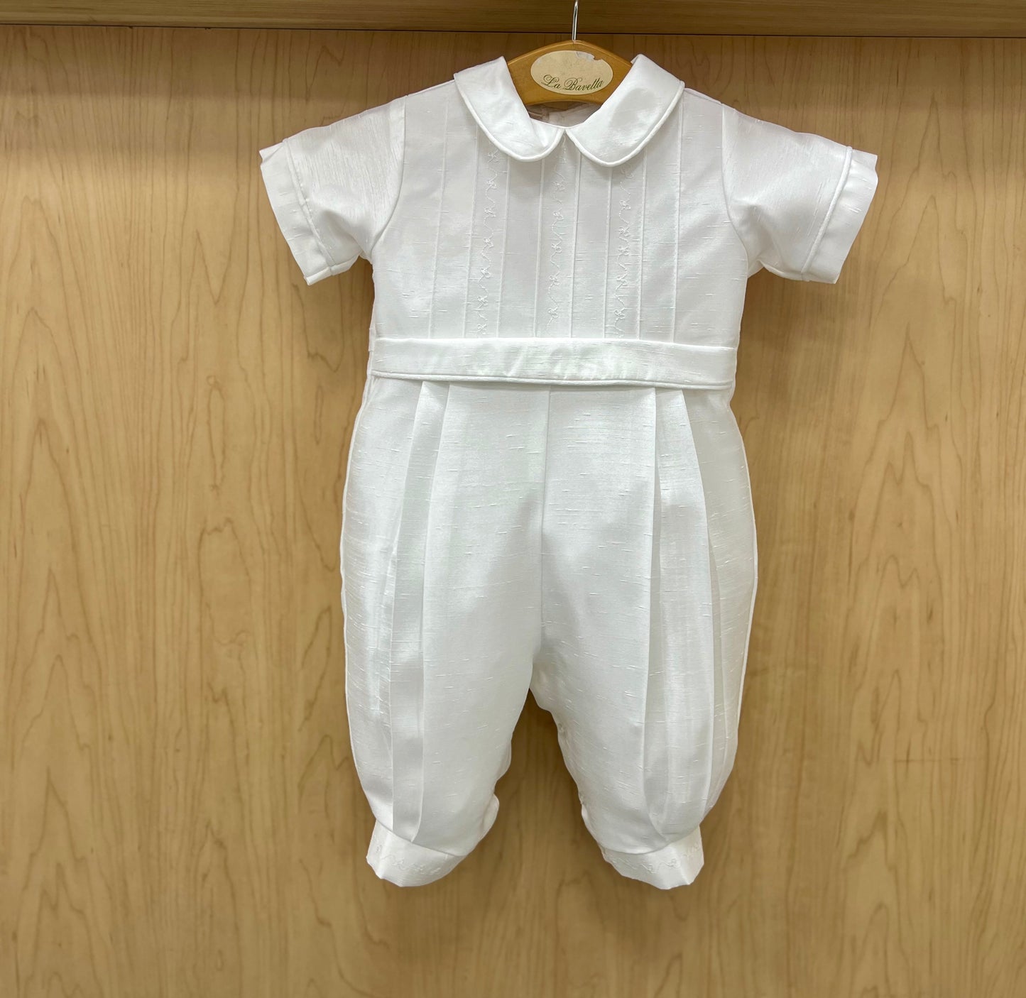 Thomas Piccolo Bacio Christening suit by La Bavetta Brooklyn shopping