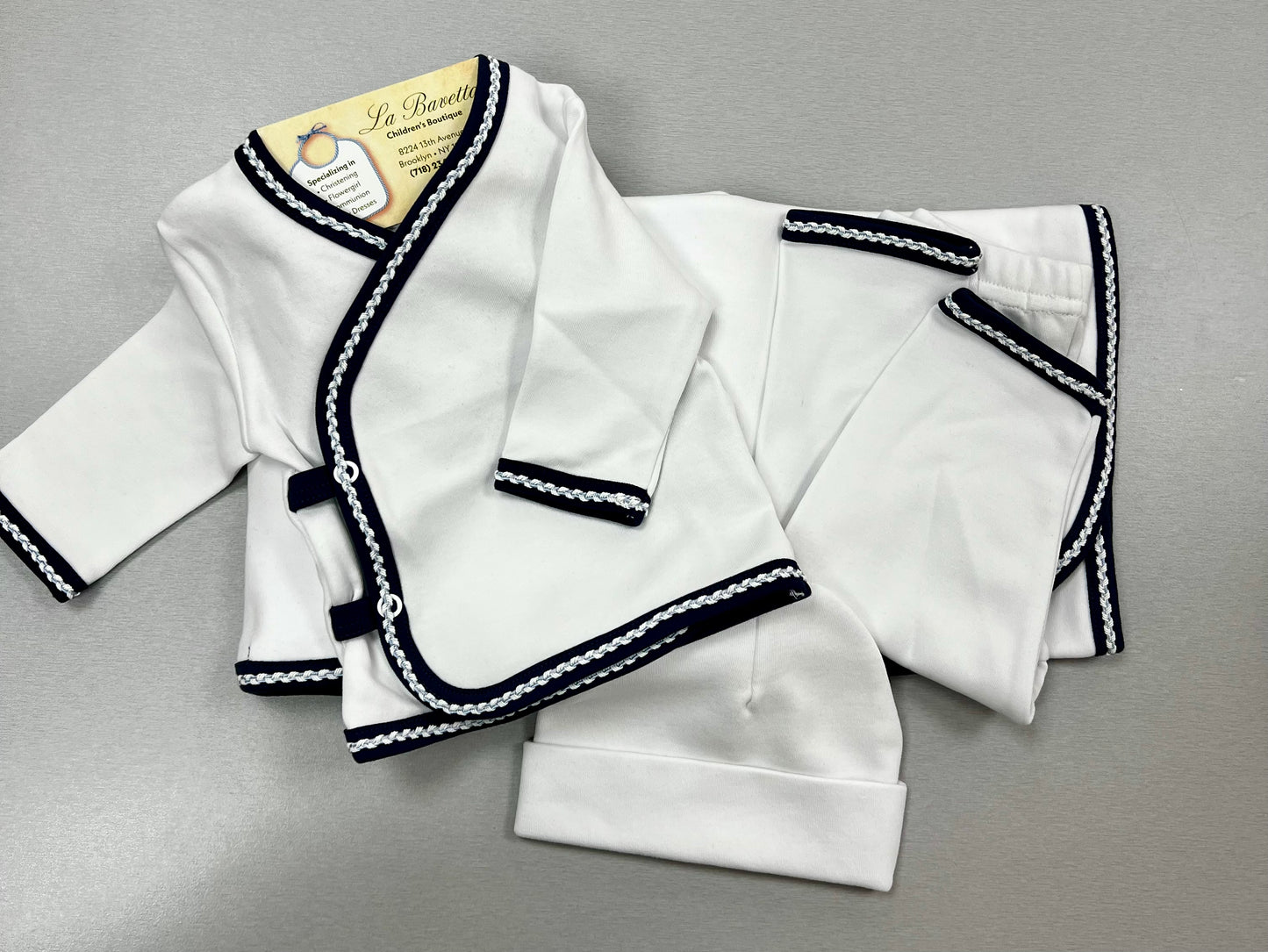 Newborn Boy Take Me Home Set | La Bavetta Children's Boutique | NYC