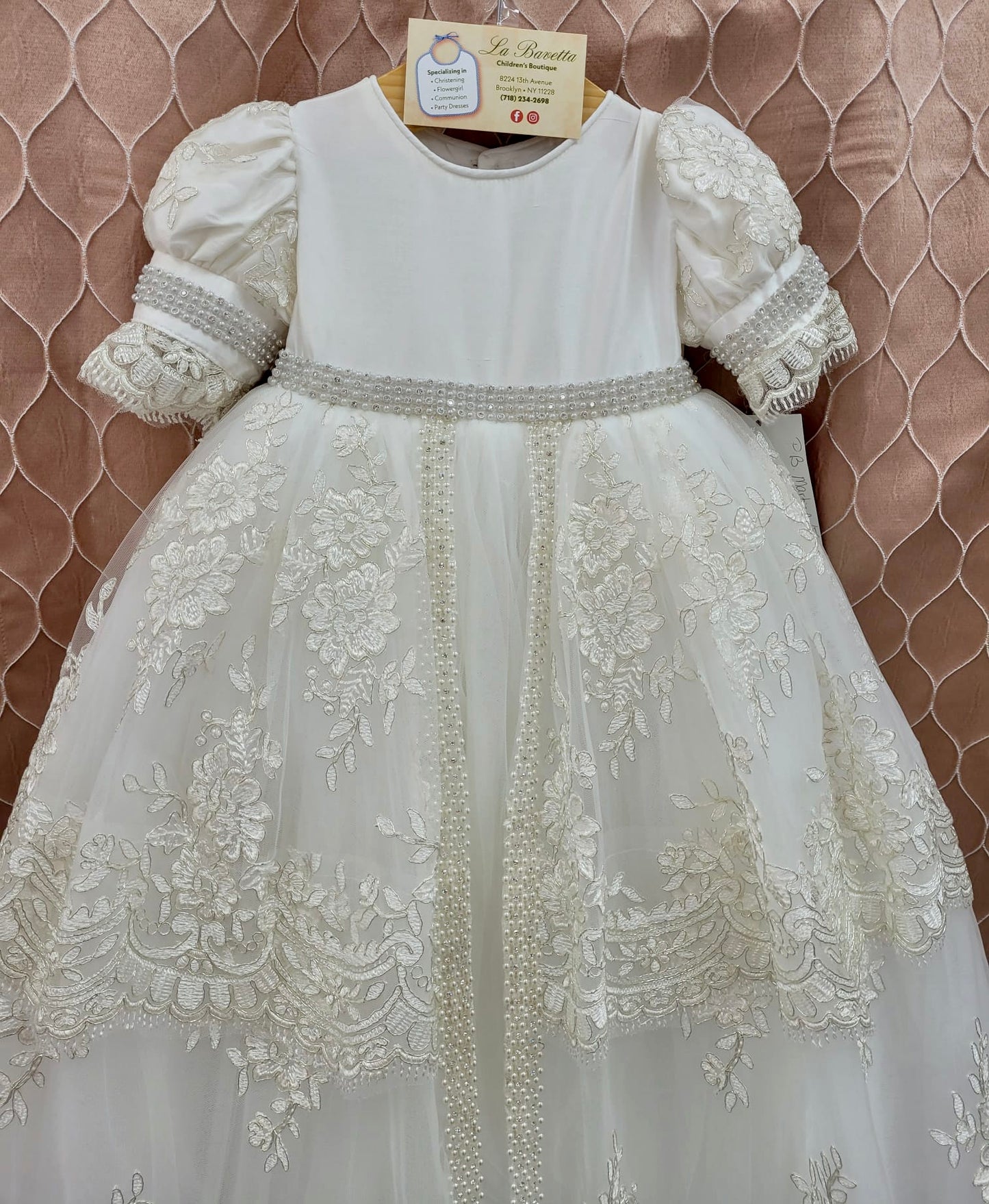 Martina Girls Baptism Dress | Baby Store Near Me | La Bavetta | NYC