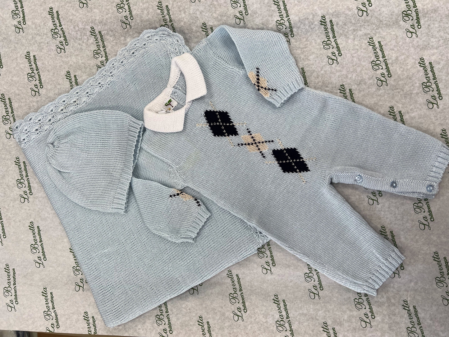 Emiliano Baby Boy take me home cotton knit