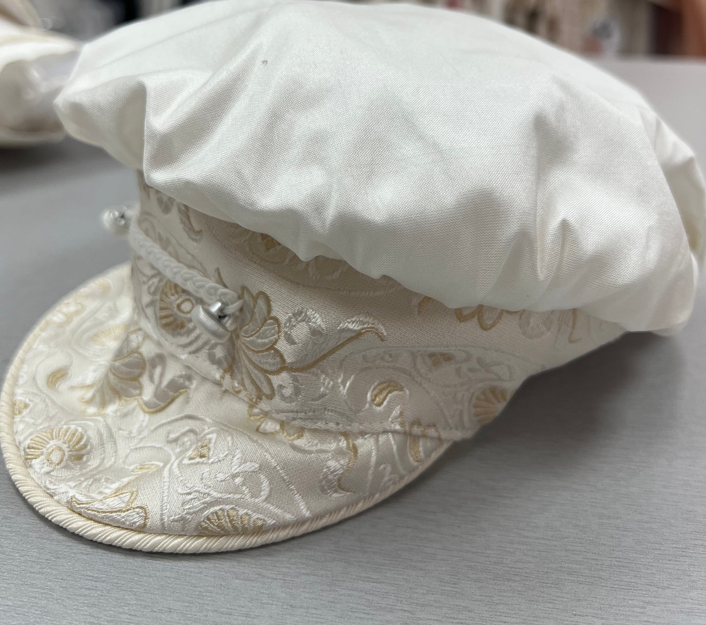 Alejandro Gold Brocade Christening | Holiday Months | La Bavetta NYC
