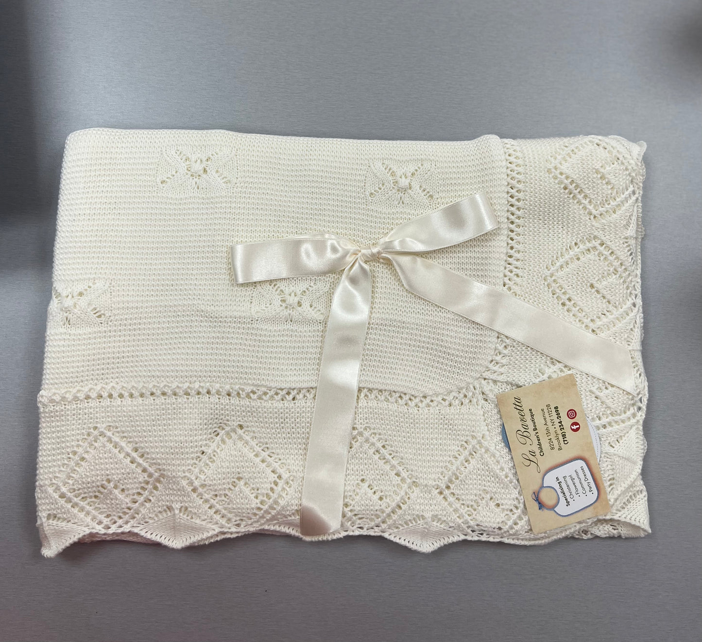 Gender Neutral Baby take me home ivory knit set