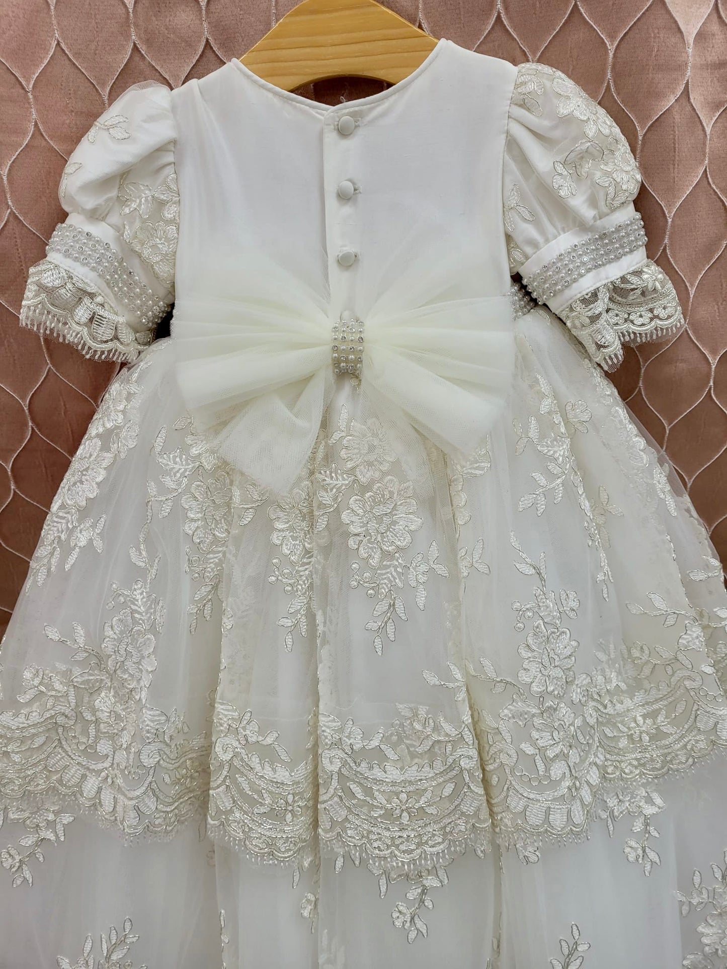 Martina Girls Baptism Dress | Baby Store Near Me | La Bavetta | NYC