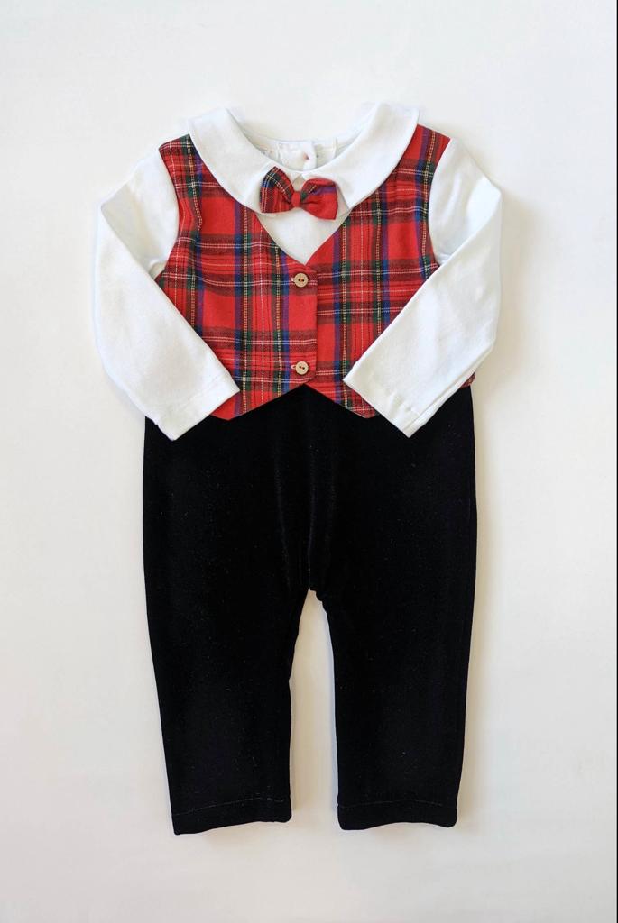 Boys Tartan Vest Outfit | Holiday season | La Bavetta | New York