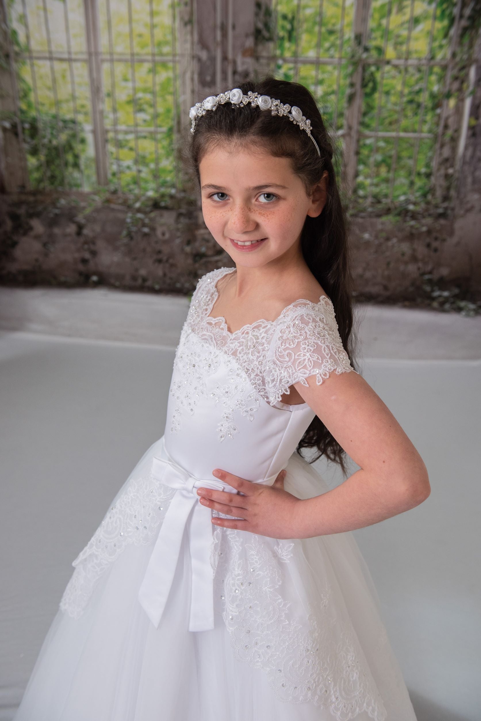 Catholic Communion girls dress | La Bavetta Children's Boutique in NYC labavettainc Catholic Communion girls dress | La Bavetta Children's Boutique in NYC labavettainc
