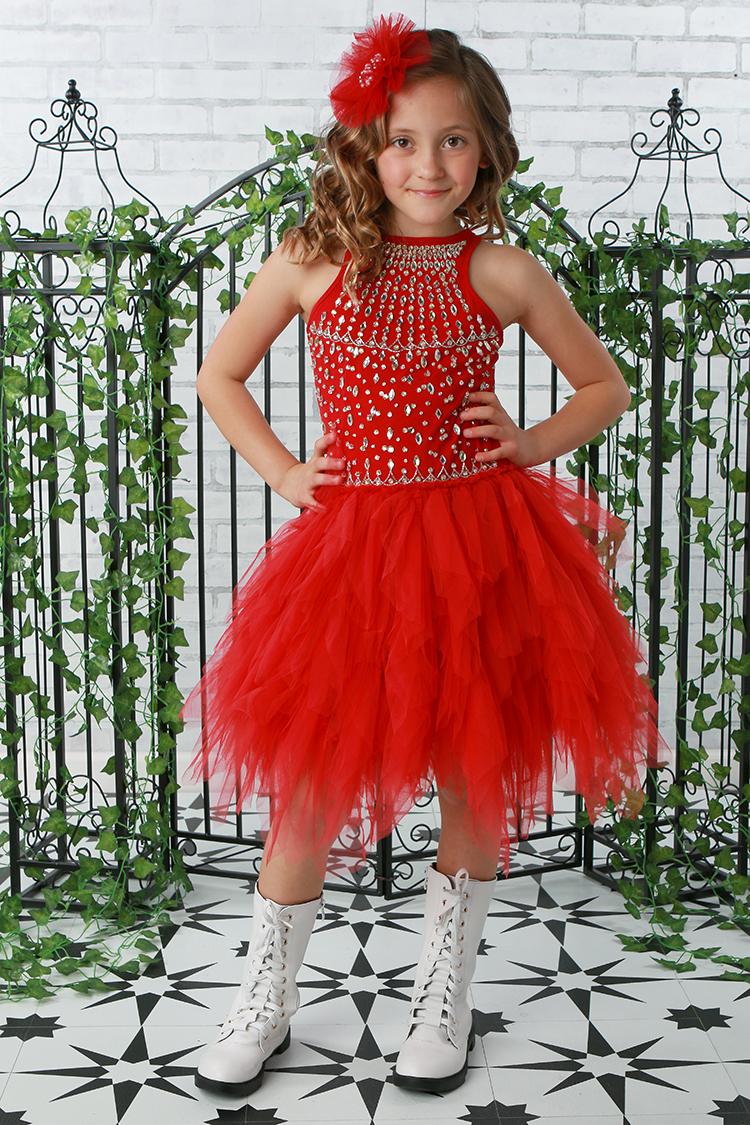 ruby red party dress Ruby Red Sequin Party Dress Ruby Red / Large (10/12)