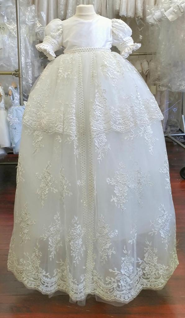 Martina Girls Baptism Dress | Baby Store Near Me | La Bavetta | NYC