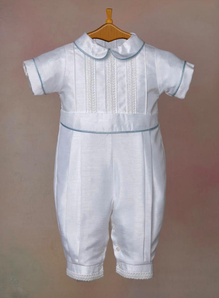 Piccolo Bacio Little Blue Prince Baptism suit