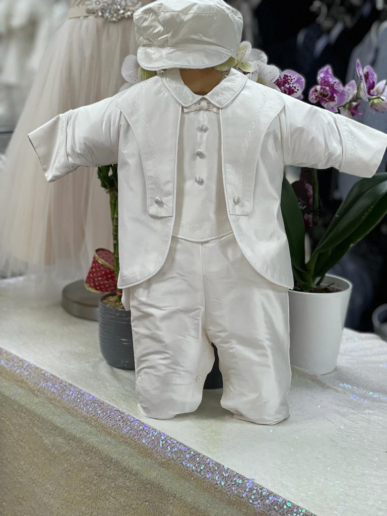 Luciano Boys Christening Outfit | La Bavetta Children's Boutique | NYC