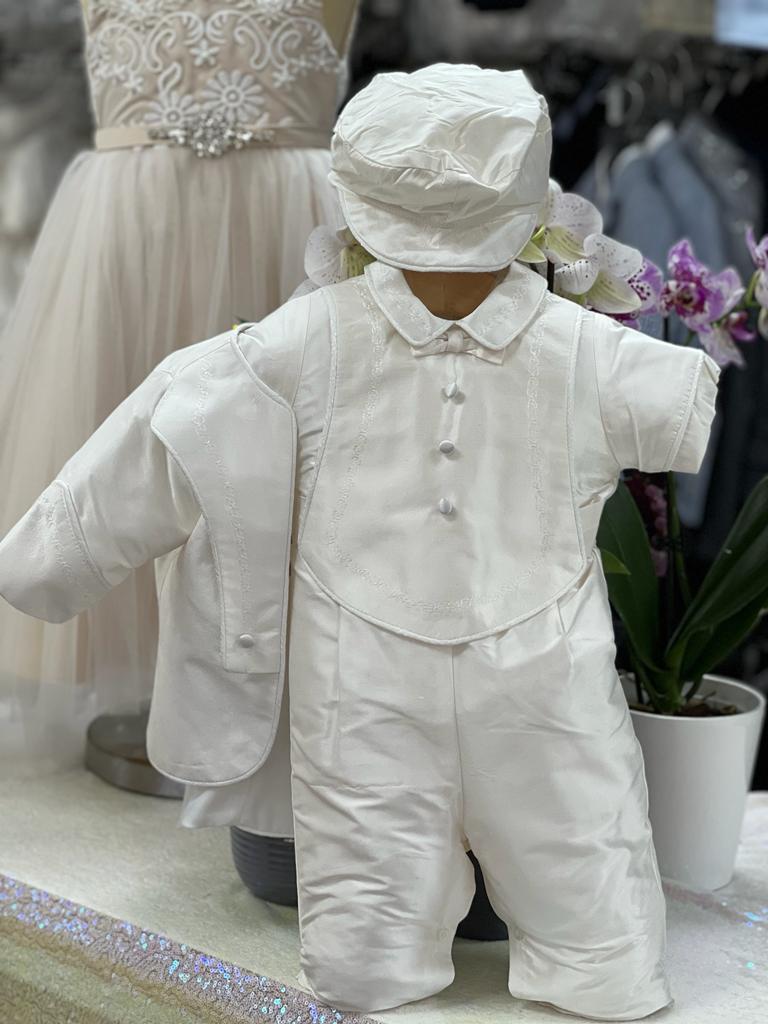 Luciano Boys Christening Outfit | La Bavetta Children's Boutique | NYC
