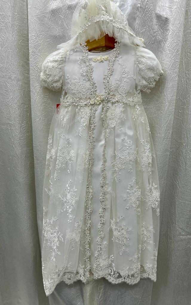 Nina by Piccolo Bacio | Baby Christening Outfit | La Bavetta | NYC