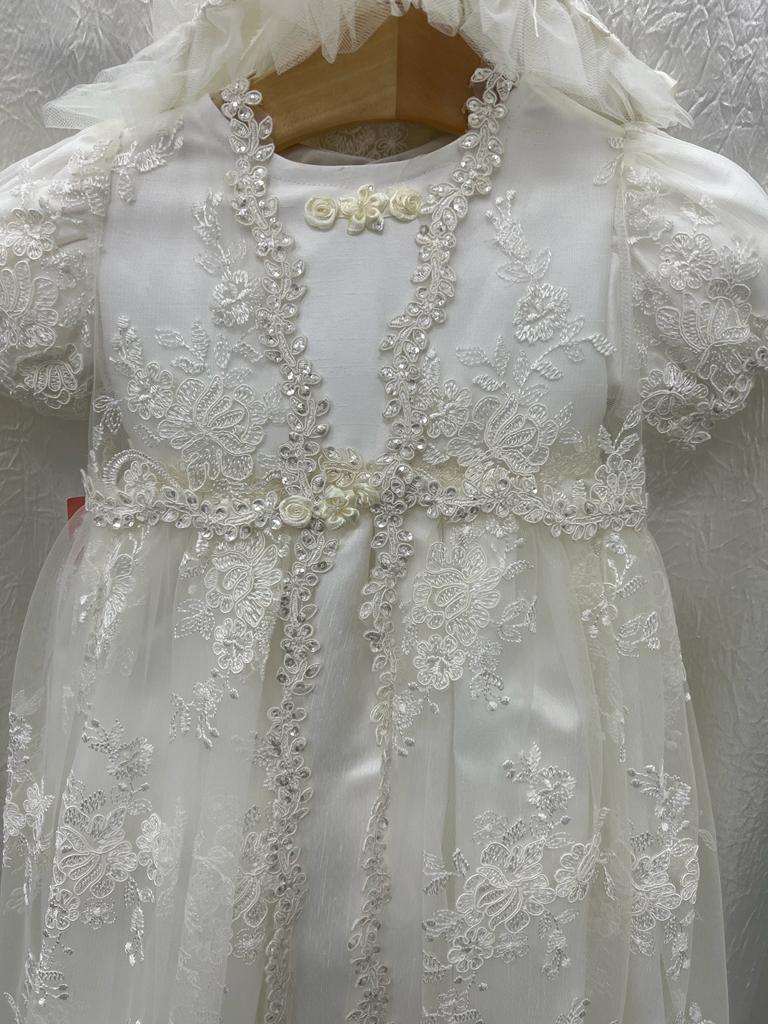 Nina by Piccolo Bacio | Baby Christening Outfit | La Bavetta | NYC