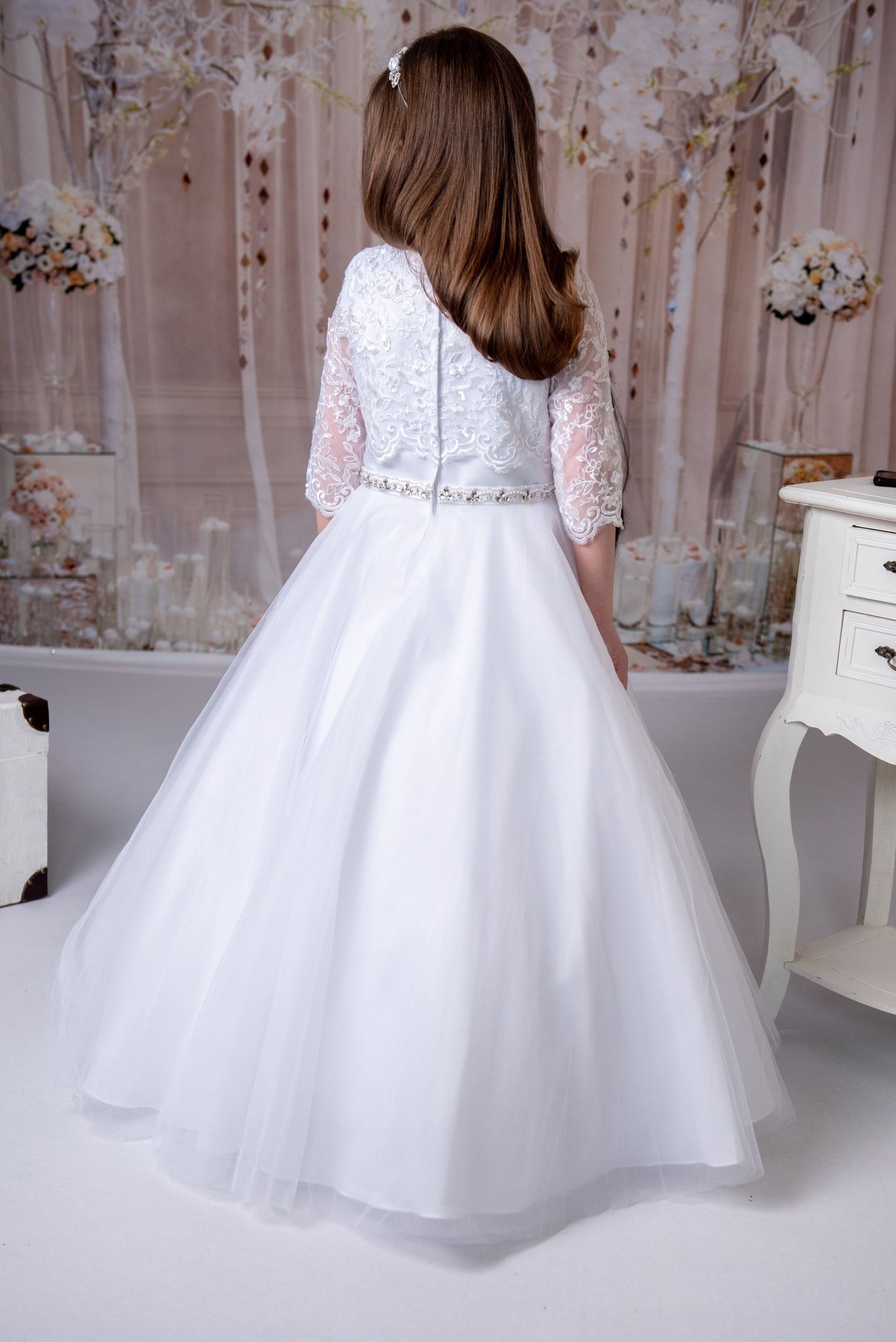 RB-608 Rosa Bella communion Dress