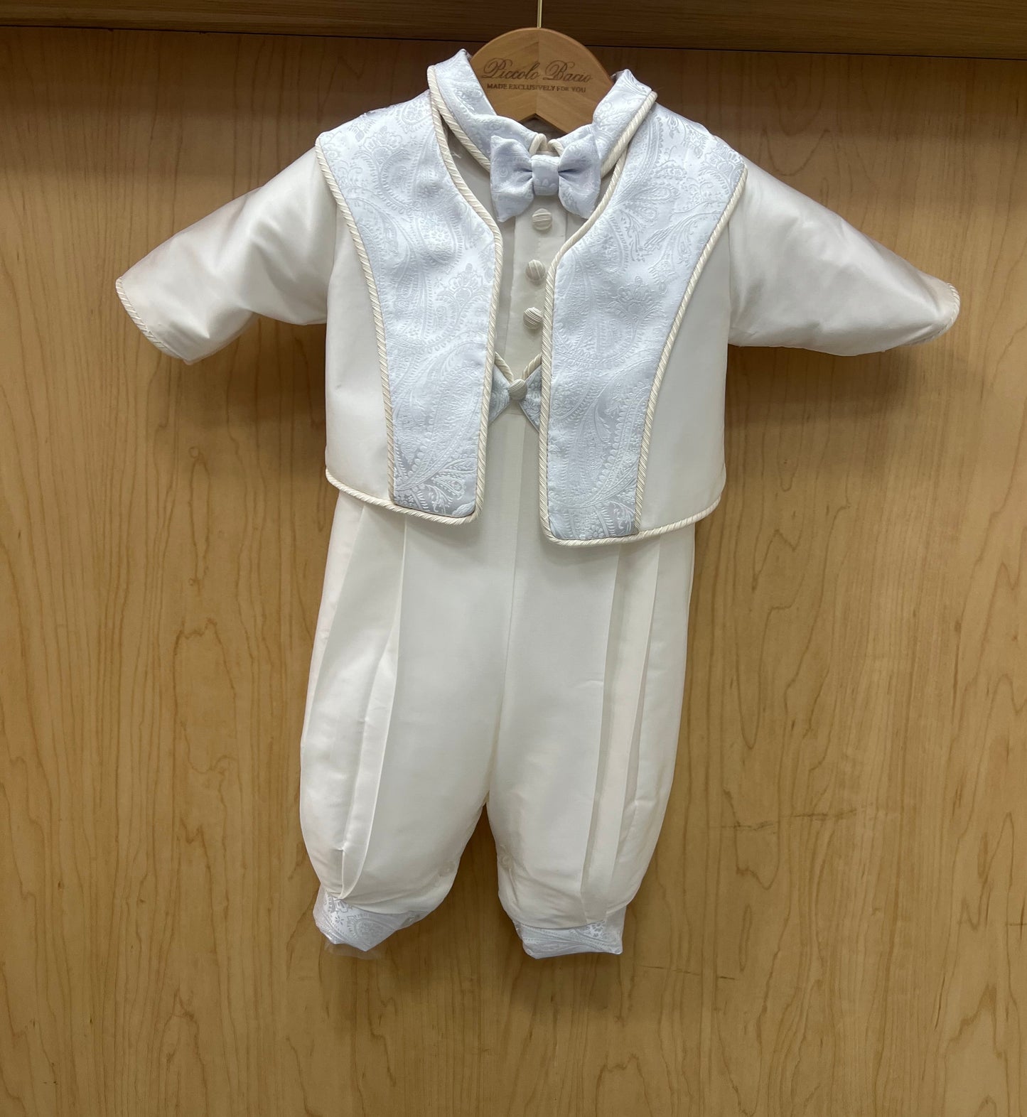 Blue Marcus christening suit