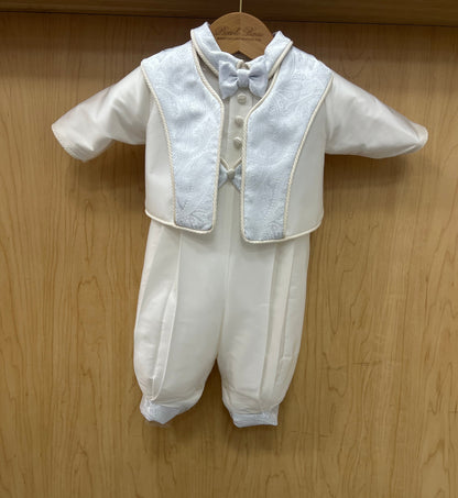Blue Marcus christening suit