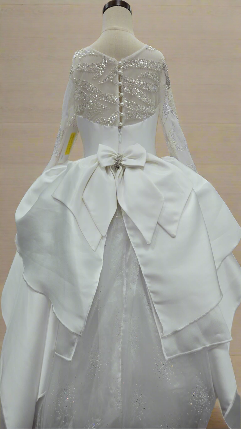 Loriana custom couture communion Dress