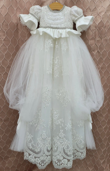 Francesca Christening Girls Dress | Holiday season | La Bavetta | NYC