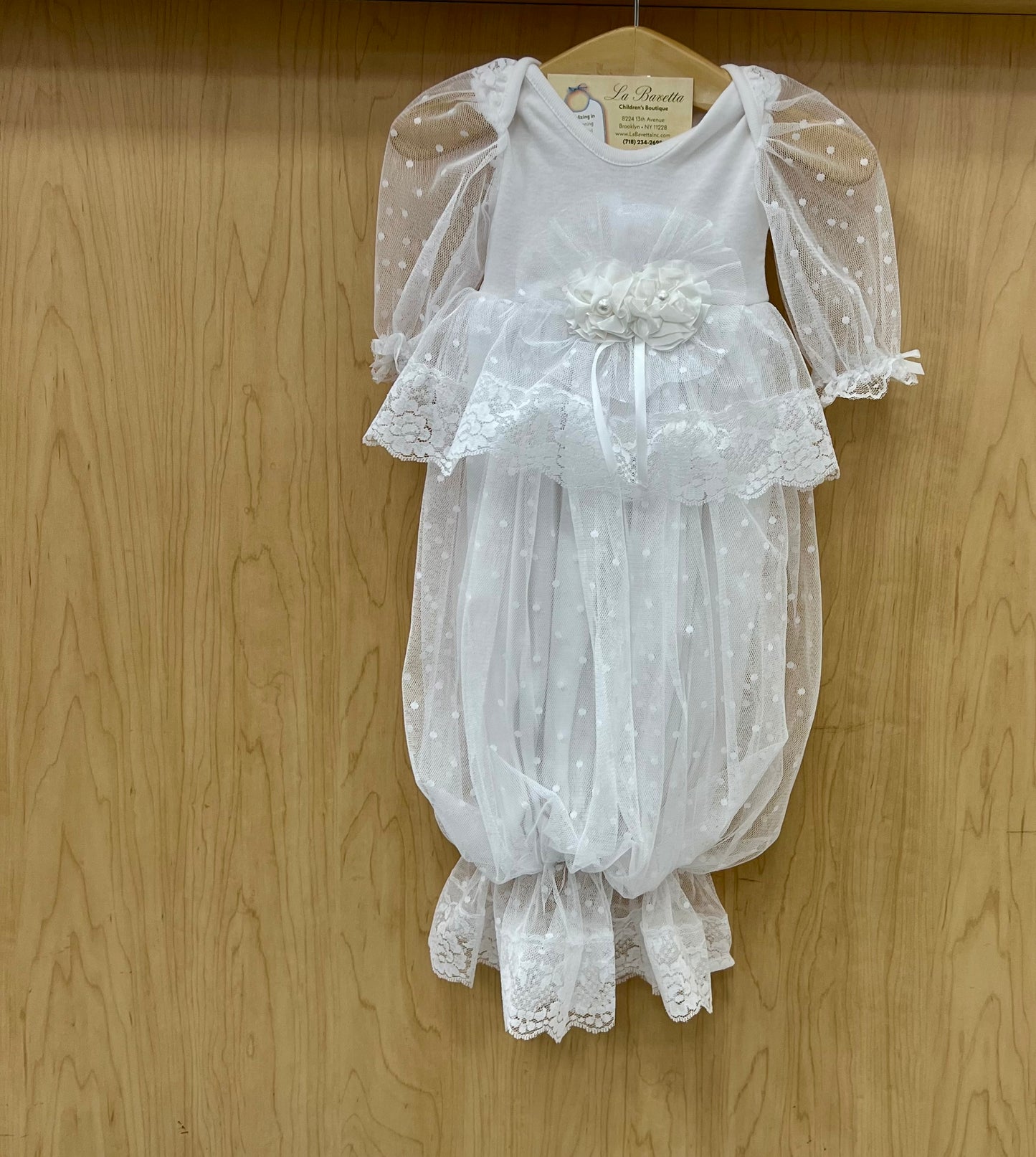 Baby girl bubble white lace Take me home  bubble set