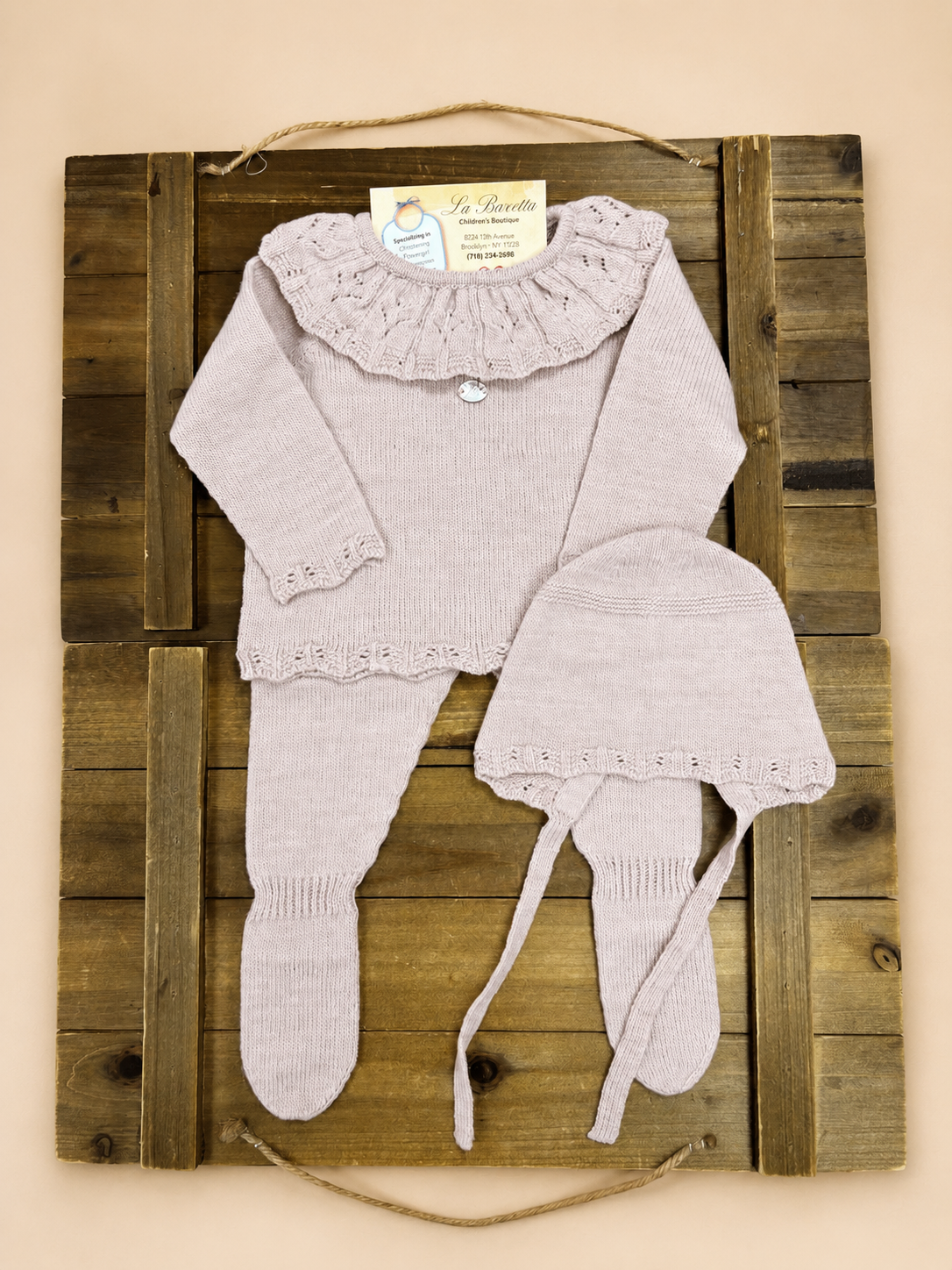 Baby 2-Piece Knit Set – Lavender