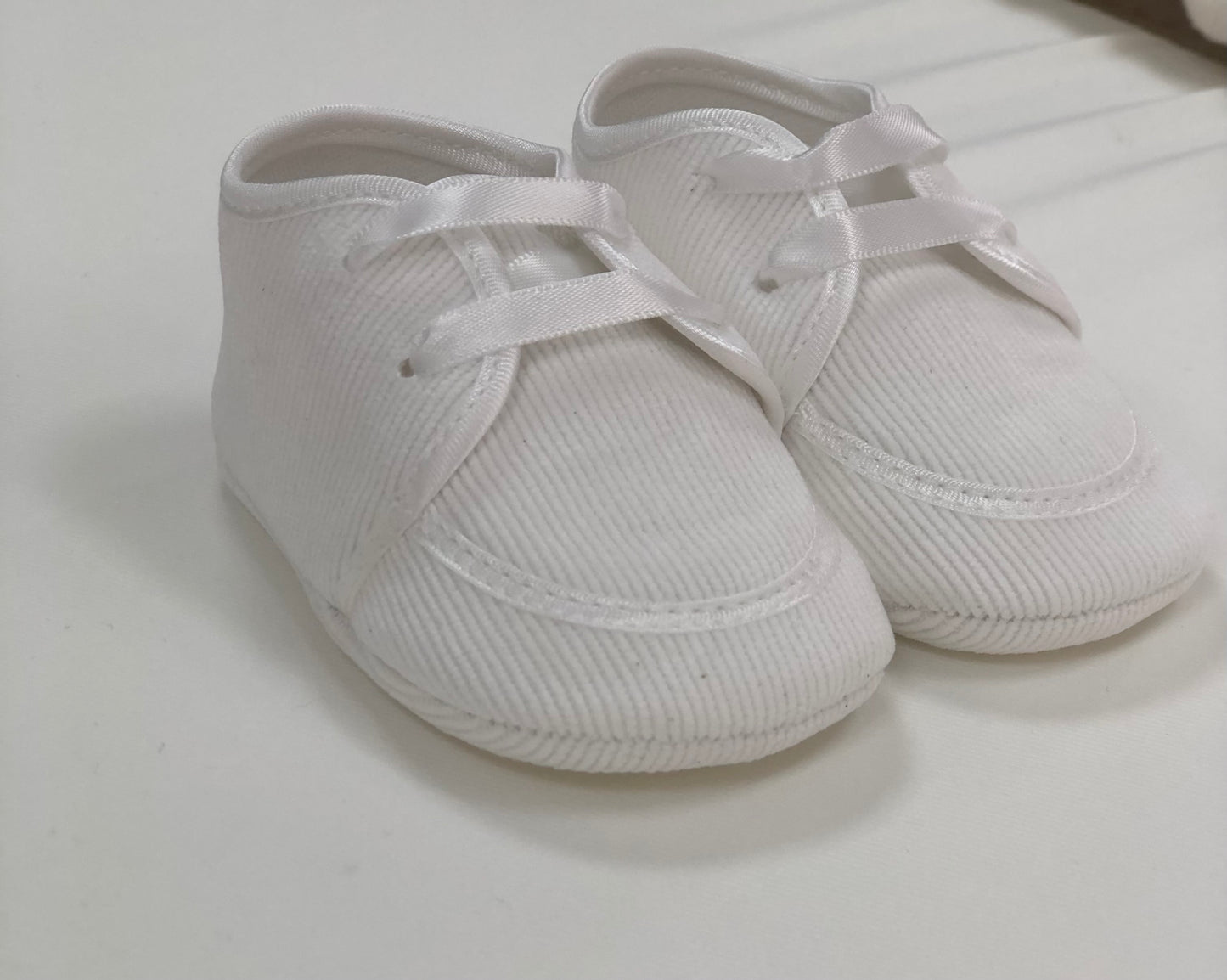 Boys Diamond white striped Bootie