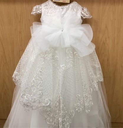 Piccolo Bacio Victoria Girls Baptism Dress
