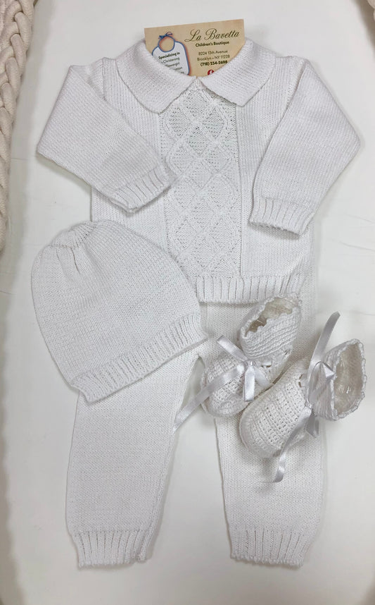White Knit take me home set Joaquin