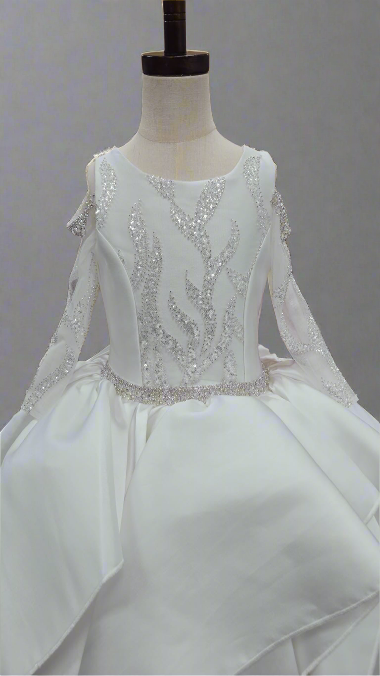Loriana custom couture communion Dress