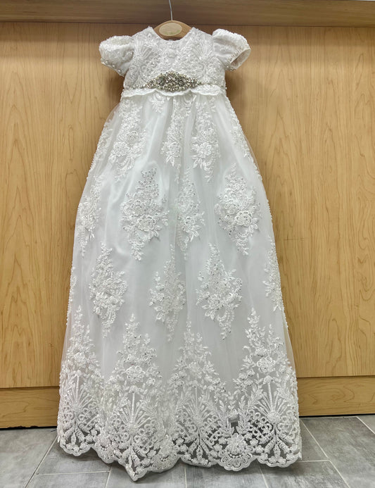 Custom  made Christening gown Alessia-Tillie